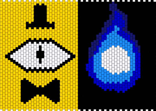 Bill Cipher Bag - yellow