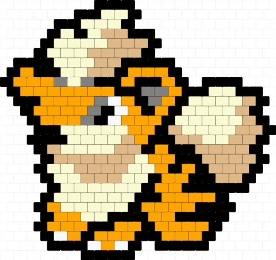 Growlithe - beige, growlithe, orange, pokemon