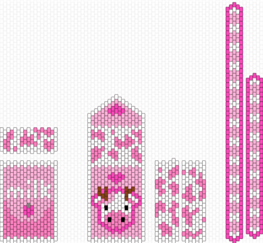 strawby cow - pink