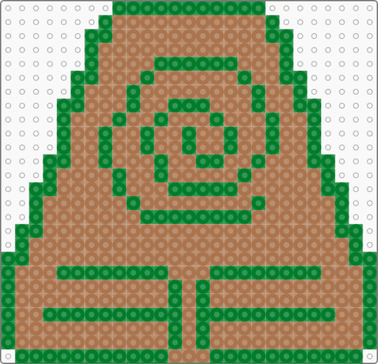 Earth Kingdom Symbol - atla, avatar the last airbender, green, tan