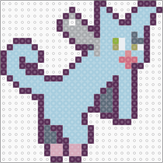 Kitty Confused Yell Pick-up - light blue, pink