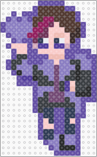 Virgil Blowing a Kiss - character, fanart, pink, purple, sanders sides