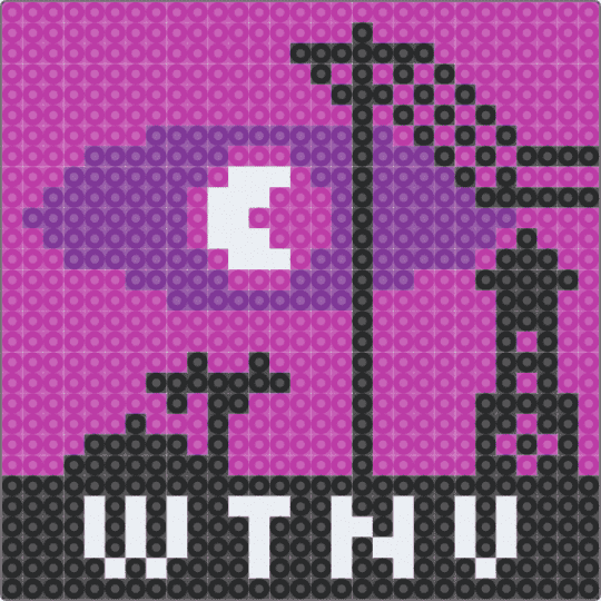 Welcome to Night Vale Logo/Cover - fanart, night vale, nightvale, pink, podcasts, radio, welcome to night vale, wtnv