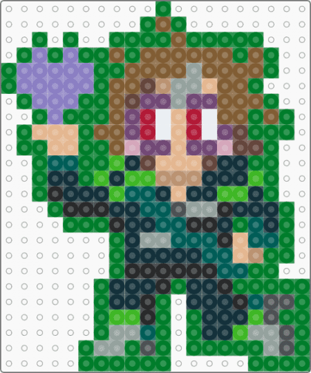 Remus Blowing a Kiss - character, fanart, gray, green, sanders sides