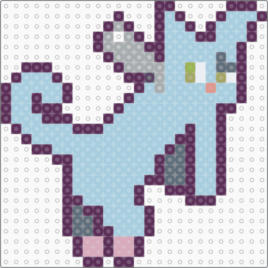 Kitty Confused Pick-up - light blue, pink