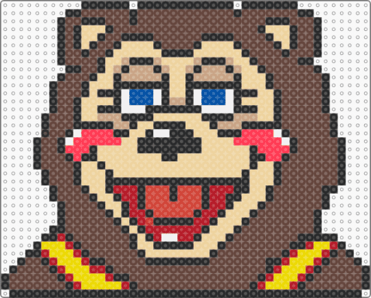 Billy Bob Brockali - brown,beige,rockafire explosion,billy bob brockali,showbiz pizza,retro,animatronic,fnaf