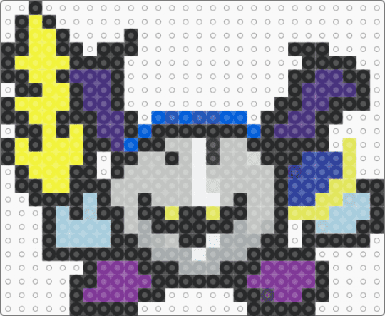 Meta knight - beige, black, purple, yellow