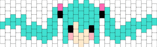 MIKU CUFF - light blue, miku, teal, vocaloid, white