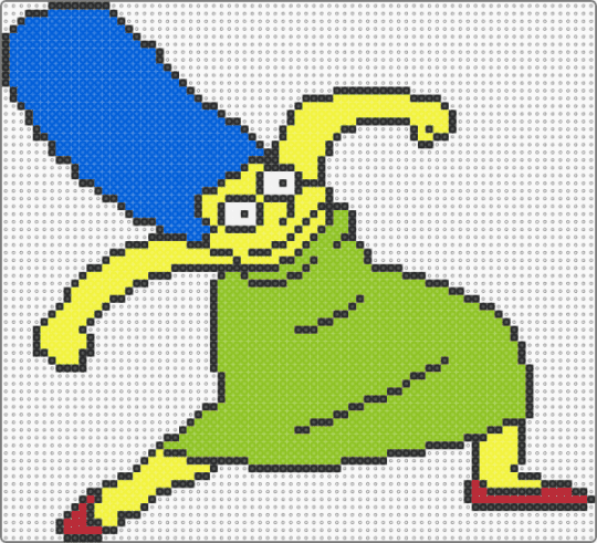 Marge krumping - green,blue