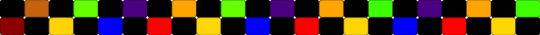 Rainbow cuff :D - black, purple