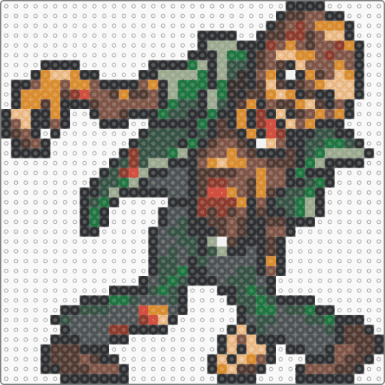 Zombie - brown,tan,orange,gray