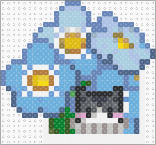Cute cat 😺 - blue, light blue