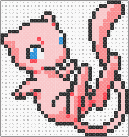 Mew 🌸🔮 - beige, red