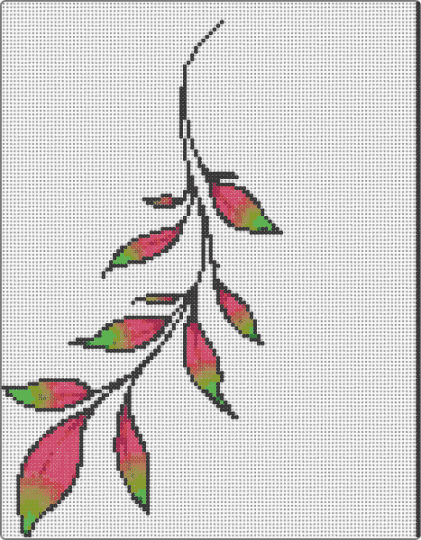 Nezuko vines - black, gold, pink, red