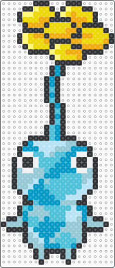 Ice Pikmin - ice, ice pikmin, light blue, nintendo, pikmin, video game