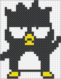 badtz maru - badtz maru,sanrio,penguin,character,kawaii,black,white