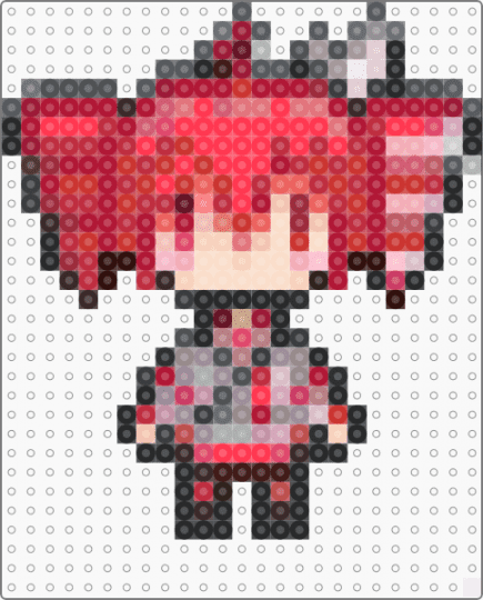 Kasane Teto 1 - gray, red