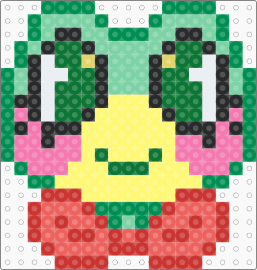 Ribbit 26mm Pattern - green, red, yellow