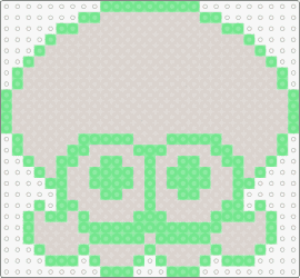Pixel Eight - eight,splatoon,squid,character,video game,pastel,simple,gray,green