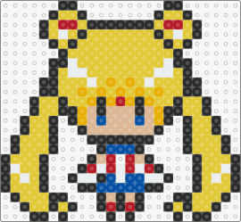 Sailor moon - sailor moon,chibi,anime,character,manga,blonde,yellow