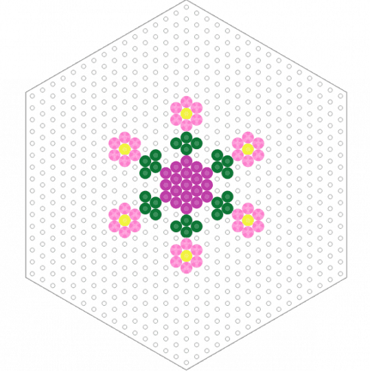Flower Ornament - pink