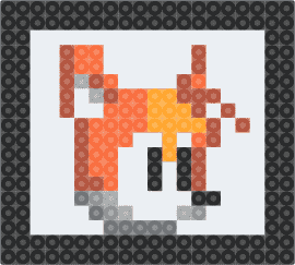 Tails Coaster - tails,sonic the hedgehog,sega,video game,coaster,black,orange,white