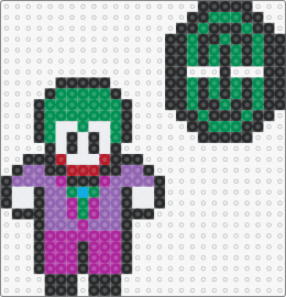 Joker with Stand - joker,batman,villain,dc,comic,character,green,purple