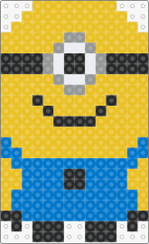 Minion 1 - minion,despicable me,cyclops,character,cute,smile,overalls,movie,disney,yellow,b