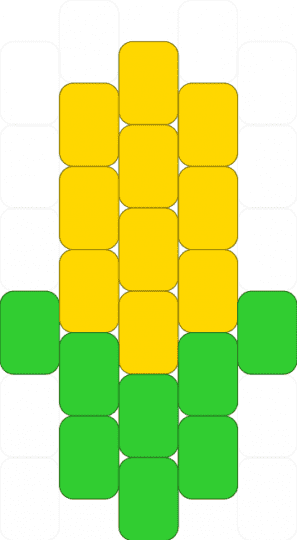 Corn : D - green, yellow