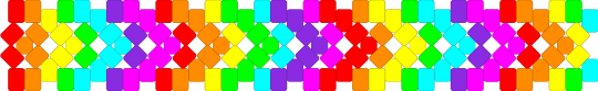 Rainbow :3 - colorful, green, orange, pink