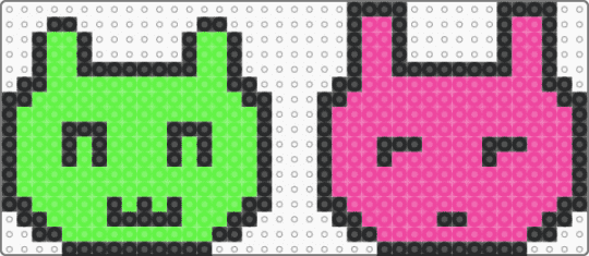 peetledoodle & glitz charms (^∇^) - character, charm, green, peetledoodle, pink, pink and green