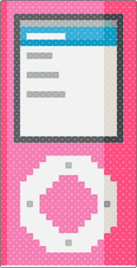Ipod - pink, red