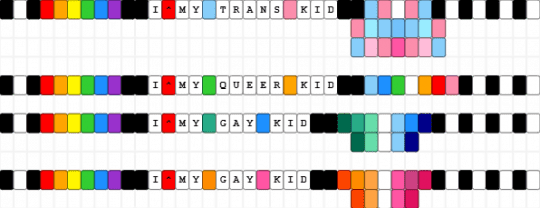 I ♡ my trans/queer/gay kid bracelets for parents! - ally, colorful, gay, orange, parents, pink, pride, queer, single, trans, white