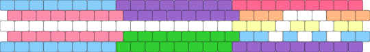 Trans, Genderqueer, Xenogender pride flags cuff - bracelet, cuff, flags, gender, genderqueer, green, light blue, pink, pride, purple, trans, xenogender
