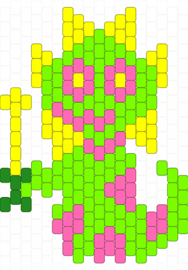 Floradin Small - delta, delta rune, deltraune, floradin, flower, green, rune, undertale