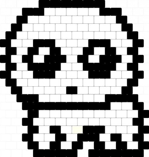 lil yippee - autism, black, creature, white, yippee
