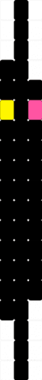 IMAGE_WORM - black, deltarune, image friend, imagefriend, pink, worm, yellow