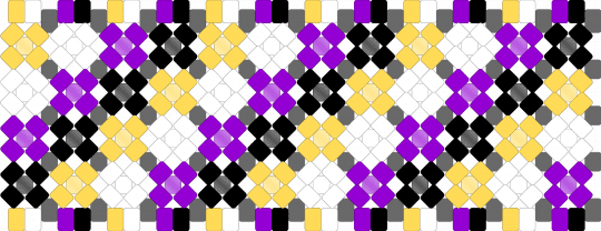 Giant nonbinary cuff 💛🤍💜🖤 - big, nonbinary, pride, purple, yellow