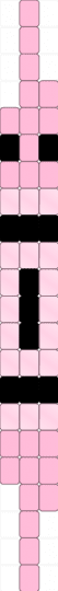 Crayon worm?? - crayon, pink, silly, worm, worm on a string