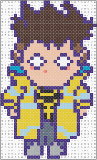 David Martínez / Cyberpunk Edegerunners - beige, brown, purple, yellow