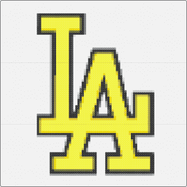 LA logo - la,los angeles,logo,yellow