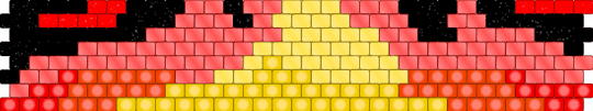 Fire cuff - cuff, fire, red, yellow