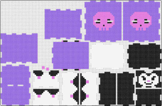 Sanrio Mini Drawer (Kuromi) - purple