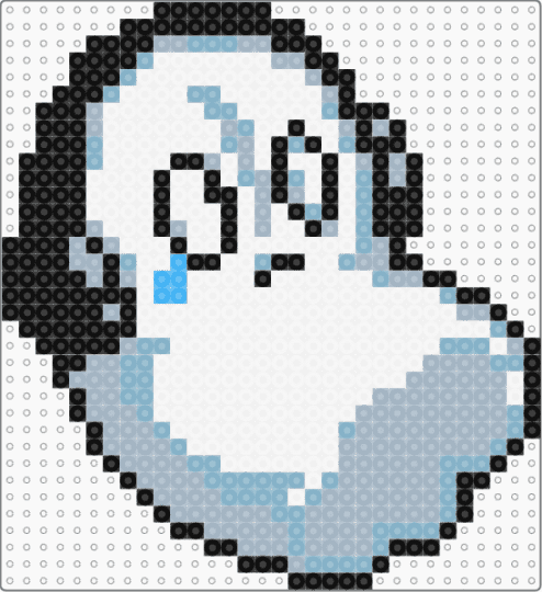 Napstablook - light blue, pink