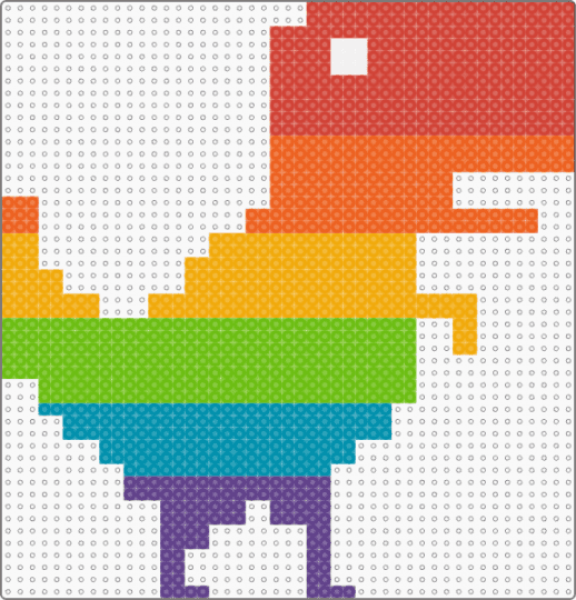 NO INTERNET - cotddinosaurs, gay, green, no internet, no internet dino, orange, pride, rainbow, red