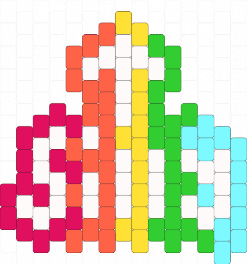 Silly tag but Gay and with white beads - cotdtypography, green, pink, red, remix, silly, tag