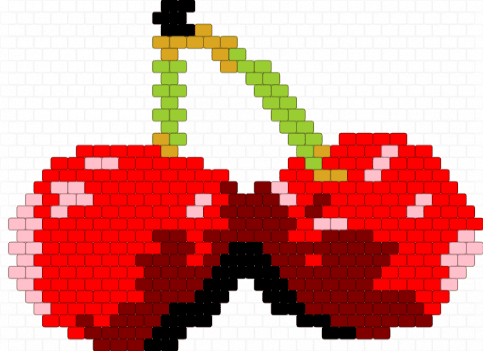 Cherries or something - brown, cherry, peyote, realistic, red