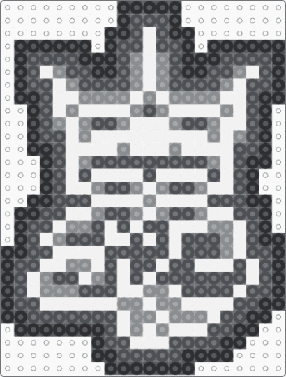 Keter floor icon - gray, limbus company, project moon, white