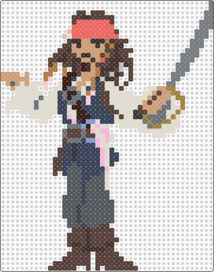 Captain Jack Sparrow! - beige, brown, captain jack sparrow, cotdswords, gray, pirates of the caribbean, purple