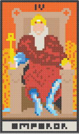 Emperor - beige,orange,red